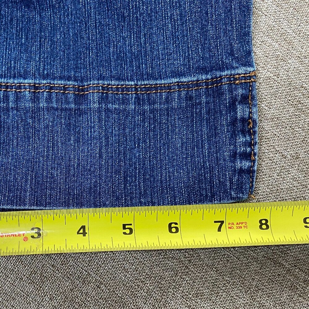 Gloria Vanderbilt Capri Denim Jeans Women's 12 Mid Rise Blue Casual Pants - Picture 12 of 14